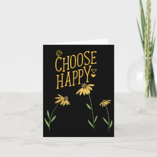 Kies Happy Black Eyed Susan Yellow Flowers Kaart