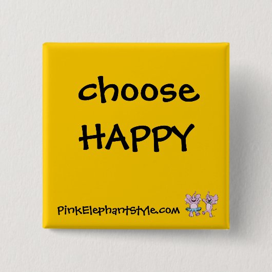 Kies Happy Button (Voorkant)