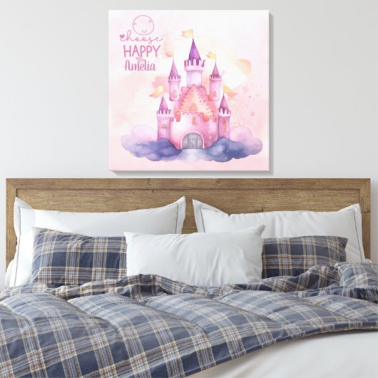 Kies Happy Canvas Afdruk (Insitu (Slaapkamer))