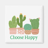 Kies Happy floral magneet (Voorkant)