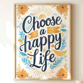 Kies Happy Floral Sunshine Art Print