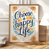 Kies Happy Floral Sunshine Art Print