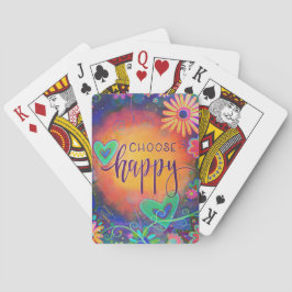 Kies Happy Fun Kleurrijke Whimsical Pokerkaarten