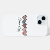 Kies Happy Heart Phone Hoesje Ontwerp (Achterkant (horizontaal))