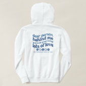 Kies Happy Hoodie, esthetisch overmaats Hoodie (Design achterkant)