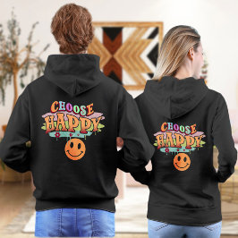 Kies Happy Hoodie, esthetisch overmaats Hoodie