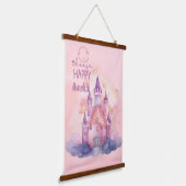 Kies Happy Palace op de Pink Cloud aanpasbaar Hangend Wandkleed (Gebogen)