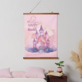 Kies Happy Palace op de Pink Cloud aanpasbaar Hangend Wandkleed (Slaapkamer)