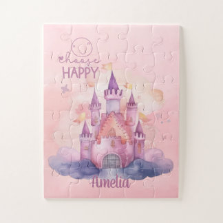 Kies Happy Palace op de Pink Cloud aanpasbaar Legpuzzel
