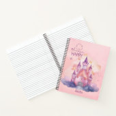Kies Happy Palace op de Pink Cloud aanpasbaar Notitieboek (Binnen)