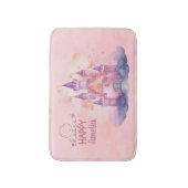 Kies Happy Palace op de Pink Cloud Badmat (Voorkant Verticaal)