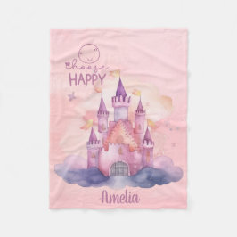Kies Happy Palace op de Pink Cloud Fleece Deken