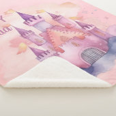 Kies Happy Palace op de Pink Cloud Sherpa Deken (3/4)