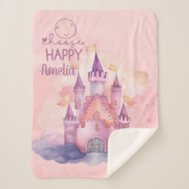 Kies Happy Palace op de Pink Cloud Sherpa Deken