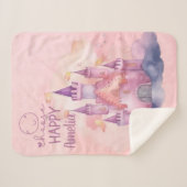 Kies Happy Palace op de Pink Cloud Sherpa Deken (Voorkant (horizontaal))