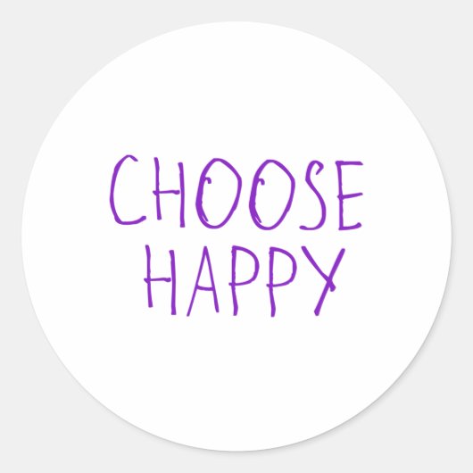 Kies Happy Sticker (Voorkant)
