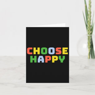 Kies Happy ) Sticker Kaart