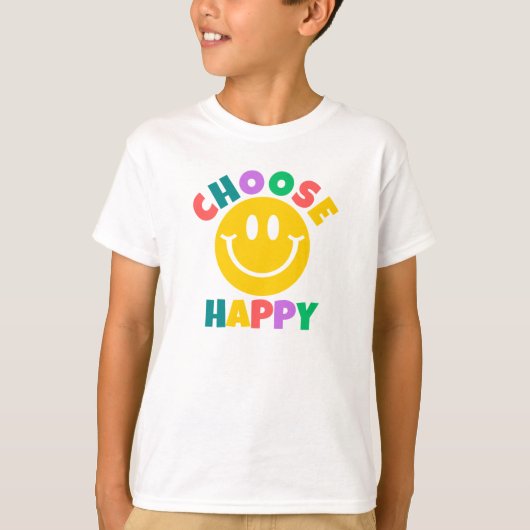 Kies Happy T-Shirt (Voorkant)