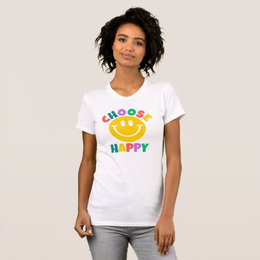 Kies Happy T-Shirt (Voorkant volledig)