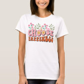 Kies Happy T-shirt | Grappig Cute Grafische Tee (Voorkant)