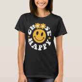 Kies Happy T-Shirt, Trendy Unisex T-shirt (Voorkant)