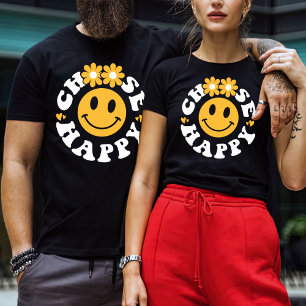 Kies Happy T-Shirt, Trendy Unisex T-shirt