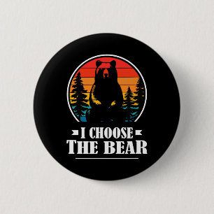 Kies het Beer Feminist Rage Feminism 1 Ronde Button 5,7 Cm
