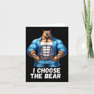 Kies het Beer Funny Trending Angry Feminist Quot Kaart