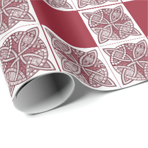 Kies het decoratieve patroon van de Kleur Celtic K Cadeaupapier