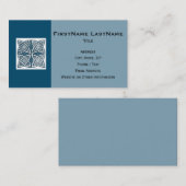 Kies het decoratieve patroon van de Kleur Keltisch Visitekaartje (Voorkant / Achterkant)