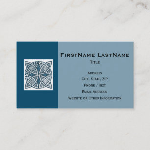 Kies het decoratieve patroon van de Kleur Keltisch Visitekaartje