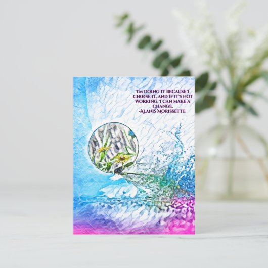 Kies het feestdagenkaart (Staand voorkant)