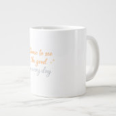 Kies het Goede – Positief Citatontwerp Grote Koffiekop (Voorkant rechts)