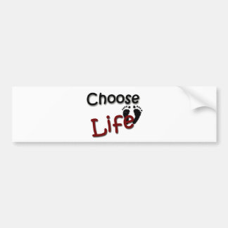 Kies het Leven Bumpersticker