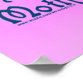 Kies het leven, je moeder deed het. poster (Hoek)