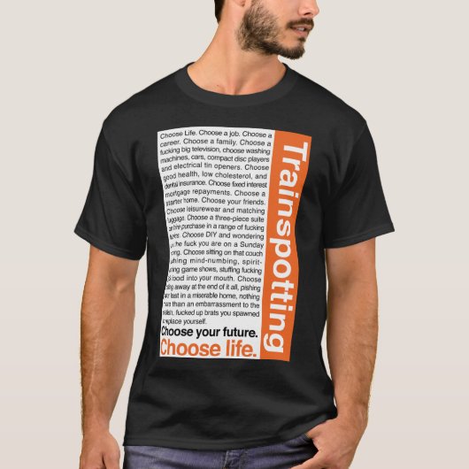 Kies het leven. Klassieke T-Shirt (Voorkant)