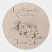 'KIES HET LEVEN' Sticker (Voorkant)