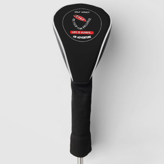 Kies het minder gevolgde pad golfheadcover (Voorkant)