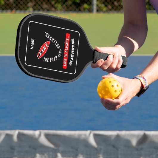 Kies het minder gevolgde pad pickleball paddle (Insitu)