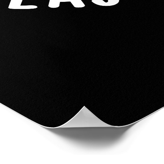 Kies het pad van gist weerstand Pun Dark BG Poster (Hoek)