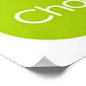 Kies het Poster Mijn Bord - in vele formaten (Hoek)