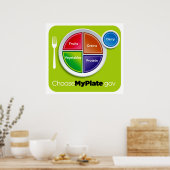 Kies het Poster Mijn Bord - in vele formaten (Keuken)