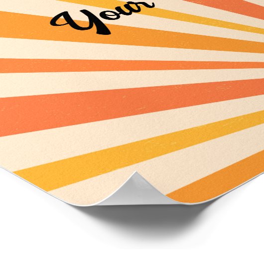 Kies het Poster van de Raden van de Zon van de Zon (Hoek)