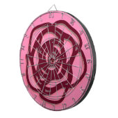 Kies het Roos van de Kleur op Roze Dartbord (Voorkant Rechts)