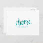 Kies het Wenskaart van de Vriendelijkheid Feestdagenkaart (Voorkant / Achterkant)