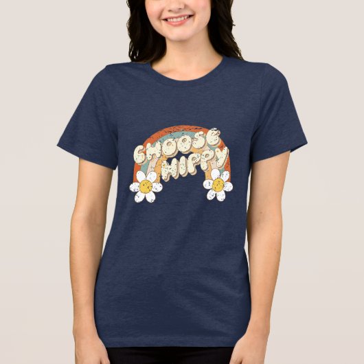 Kies Hippy – Elegante Mode Tri-Blend Shirt (Voorkant)