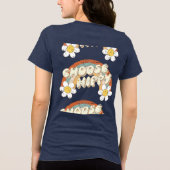Kies Hippy – Elegante Mode Tri-Blend Shirt (Achterkant)
