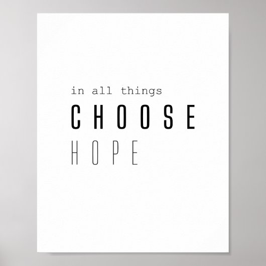Kies hoop. In alle dingen. POSTER & PRINTS (Voorkant)