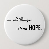 kies hoop. in alles. Moderne knop Ronde Button 4,0 Cm (Voorkant)