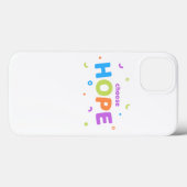 kies hoop iphone 13 hoesje - inspirerende quote (Achterkant (horizontaal))